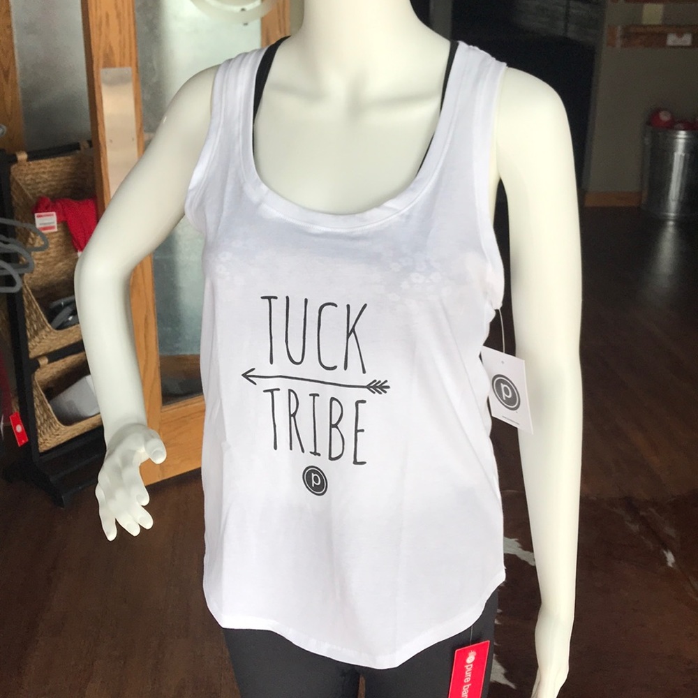 Pure Barre tuck tribe tank